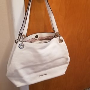 Michael Kors White Leather Purse